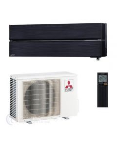 CLIMATIZZATORE CONDIZIONATORE MITSUBISHI INVERTER GAMMA KIRIGAMINE BLACK 9000 BTU CLASSE A+++ GAS R-32 MSZ-LN25 VG B WI FI 