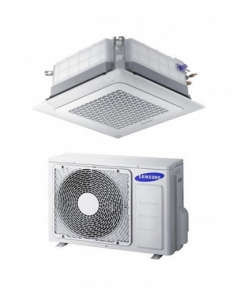 climatizzatore samsung cassetta 4 vie windfree filocomando (90x90) ac140rxadkg monofase +48000 btu/h classe a++/a+ gas r32