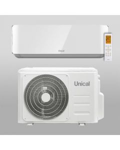 Climatizzatore Condizionatore Unical Inverter Serie Air Cristal Kmun10h 9000 Btu/H Classe A++ Gas R 32