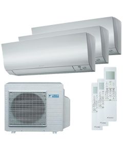 climatizzatore condizionatore daikin inverter trial split 3 mxm52+9000+9000+12000 serie perfera wi-fi classe a+++ gas r 32