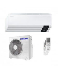 climatizzatore condizionatore samsung inverter quadri split aj080+9000+9000+9000+9000 serie wind free elite wi fi classe a++/a+ gas r32